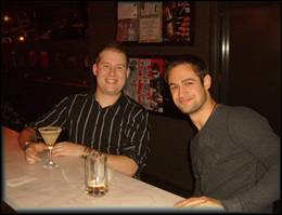 at the bar at Goose and Vinyl