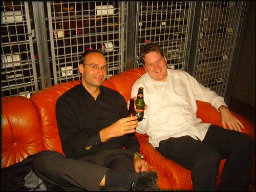 End of the tour drinks