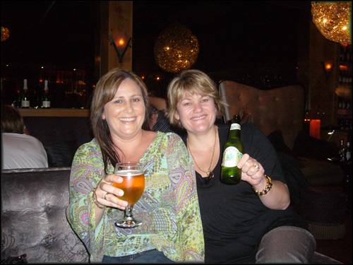 Enjoying the boutique beer at Penny Blue