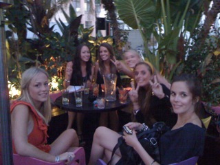 Night out on the rooftop
